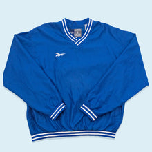 Lade das Bild in den Galerie-Viewer, Reebok V-Neck Sweatshirt 90er, blau, L
