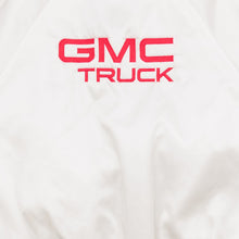 Lade das Bild in den Galerie-Viewer, West Ark Satin-Jacke GMC Truck Made in the USA 90er, weiß, L/XL
