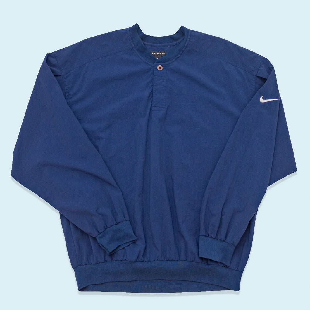 Nike Golf Windbreaker 90er Swoosh, blau, L