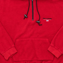 Lade das Bild in den Galerie-Viewer, Polo Sport RL Hoodie Fleece 90er Made in the USA, rot, M
