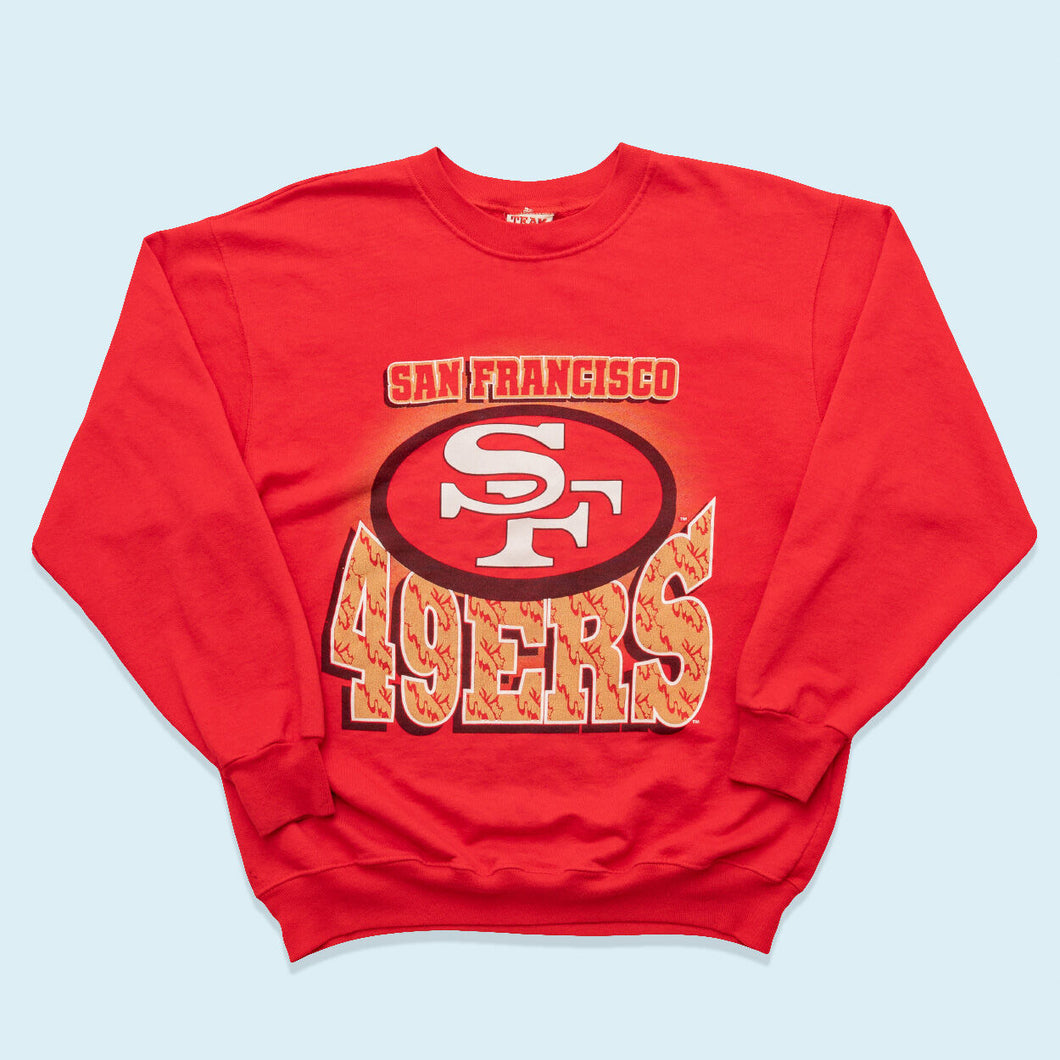 Team Rated Sweatshirt San Francisco 49ers Made in the USA 90er, rot, M/L