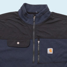 Lade das Bild in den Galerie-Viewer, Carhartt Quarter Zip Fleece, blau, XL
