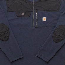 Lade das Bild in den Galerie-Viewer, Carhartt Quarter Zip Fleece, blau, XL
