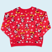 Lade das Bild in den Galerie-Viewer, Disney Sweatshirt Mickey Christmas, rot, M/L
