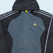 Lade das Bild in den Galerie-Viewer, Adidas Zip Hoodie &quot;clima warm&quot; 2012, grau/schwarz, M/L
