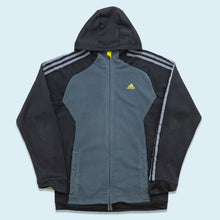 Lade das Bild in den Galerie-Viewer, Adidas Zip Hoodie &quot;clima warm&quot; 2012, grau/schwarz, M/L
