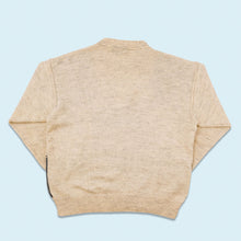 Lade das Bild in den Galerie-Viewer, Monte Carlo Strickpullover 90er Made in Italy, grau/beige, M
