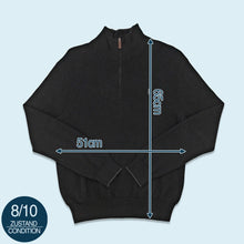 Lade das Bild in den Galerie-Viewer, Polo Ralph Lauren Quarter Zip &quot;Pima Cotton&quot;, schwarz, M
