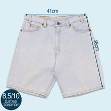 Lade das Bild in den Galerie-Viewer, Levi&#39;s Shorts &quot;550 Orange Tab&quot; 1994, blau, 33
