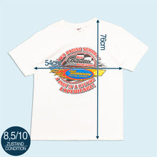 Lade das Bild in den Galerie-Viewer, Anvil T-Shirt "Jeff Gordon &amp; Mario Endretti Racing School" 00er, weiß, L/XL
