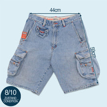 Lade das Bild in den Galerie-Viewer, Akademiks Shorts 2000er, blau, 34
