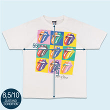 Lade das Bild in den Galerie-Viewer, Rockwave T-Shirt &quot;Rolling Stones North America Tour&quot; 1989 single stitch, weiß, L/XL
