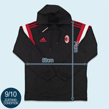 Lade das Bild in den Galerie-Viewer, Adidas Hoodie &quot;AC Milan&quot; 2014, schwarz, L
