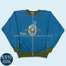 Lade das Bild in den Galerie-Viewer, Adidas Sweatshirt &quot;Polo Champion&quot; 90er, blau, XL/XXL breit
