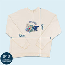 Lade das Bild in den Galerie-Viewer, Medico Quarter Zip 80er Made in western Germany, weiß, L breit
