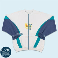 Lade das Bild in den Galerie-Viewer, Adidas Sweatshirt &quot;trefoil&quot; 90er, weiß, L

