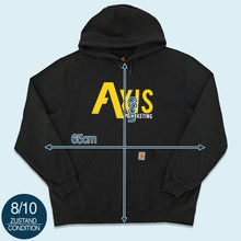 Lade das Bild in den Galerie-Viewer, Carhartt Hoodie &quot;Axis Marketing&quot; Made in Mexico, schwarz, XL/XXL
