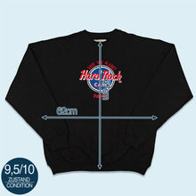 Lade das Bild in den Galerie-Viewer, Hard Rock Cafe Sweatshirt &quot;Save the Planet Paris&quot; 90er, schwarz, L/XL
