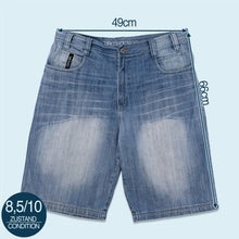 Lade das Bild in den Galerie-Viewer, DADA Supreme Shorts &quot;Baggy&quot; Y2K, blau, 38
