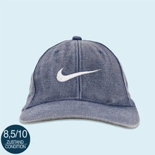 Lade das Bild in den Galerie-Viewer, Nike Mütze 90er, blau/grau faded, Einheitsgröße
