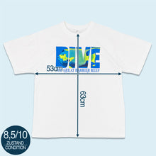 Lade das Bild in den Galerie-Viewer, T-Shirt &quot;The Great Barrier Reef Australia&quot; 00er, weiß, L
