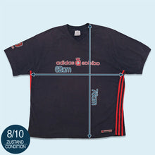 Lade das Bild in den Galerie-Viewer, Adidas T-Shirt &quot;Mirror Tee&quot; 2004, blau faded, XL/XXL
