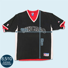 Lade das Bild in den Galerie-Viewer, Champion T-Shirt &quot;Official Shooting Shirt&quot; Chicago Bulls 90er, schwarz, XXL
