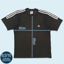 Lade das Bild in den Galerie-Viewer, Adidas T-Shirt &quot;Logo&quot; 2004, schwarz faded, M
