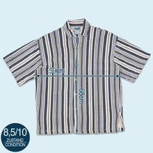 Lade das Bild in den Galerie-Viewer, Tarique Shirt Company Hemd 90er, blau/weiß, XL
