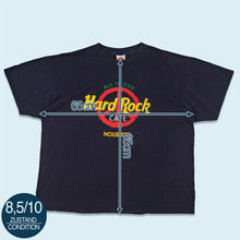 Lade das Bild in den Galerie-Viewer, Hard Rock Cafe T-Shirt &quot;Houston&quot; 90er Made in the USA, blau, XL breit
