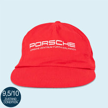 Lade das Bild in den Galerie-Viewer, Mütze &quot;Porsche Zentrum&quot; 80er/90er, rot, Einheitsgröße
