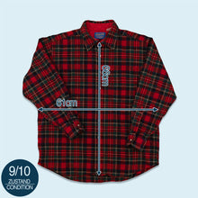 Lade das Bild in den Galerie-Viewer, Pendleton Hemd &quot;100% virgin Wool&quot; 60er/70er Made in the USA, rot, L etwas kürzere Ärmel
