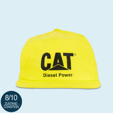 Lade das Bild in den Galerie-Viewer, CAT Mütze &quot;Diesel Power&quot; 80er/90er, gelb, Einheitsgröße
