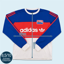 Lade das Bild in den Galerie-Viewer, Adidas Sweatshirt 2004, blau/rot/weiß, M/L
