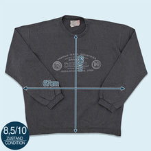 Lade das Bild in den Galerie-Viewer, Diesel Sweatshirt 90er Made in Italy, grau, XL
