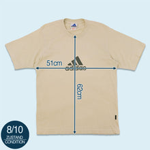 Lade das Bild in den Galerie-Viewer, Adidas T-Shirt 2000, beige/grau, M

