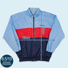 Lade das Bild in den Galerie-Viewer, Adidas Trainingsjacke 90er, blau/rot, L
