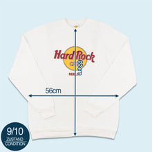 Lade das Bild in den Galerie-Viewer, Hard Rock Cafe Sweatshirt &quot;Berlin&quot; 90er/00er, weiß, L/XL
