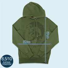 Lade das Bild in den Galerie-Viewer, Diesel Hoodie &quot;Logo&quot;, grün, M
