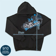 Lade das Bild in den Galerie-Viewer, Quiksilver Hoodie 00er, schwarz, M
