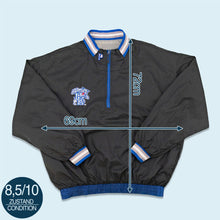 Lade das Bild in den Galerie-Viewer, Pro Player Quarter Zip zum wenden &quot;Kentucky Wildcats&quot; 90er, blau/schwarz, XL
