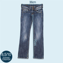 Lade das Bild in den Galerie-Viewer, Lee Jeans &quot;X-Line Cade low waist bootcut&quot;, blau, 28/28
