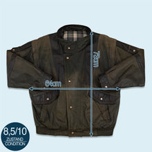 Lade das Bild in den Galerie-Viewer, Lepegro Jacke &quot;Nubuk Leder&quot; 90er, grün/schwarz, L/XL
