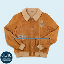 Lade das Bild in den Galerie-Viewer, Casa Veneta Jacke &quot;Wildleder&quot; Made in Italy 90er, braun, L
