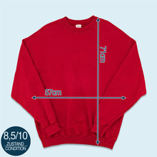 Lade das Bild in den Galerie-Viewer, United Colors of Benetton Sweatshirt 90er, rot, L
