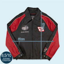 Lade das Bild in den Galerie-Viewer, Wilson Leather x Chase &quot;Dale Earnhardt JR Signature Series 100% Leder 2005&quot; unterschrieben &amp; limitiert 402/1000, schwarz, L
