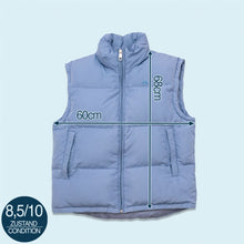 Lade das Bild in den Galerie-Viewer, Kappa Weste &quot;30% Daunen 70% Gänsedaunen&quot;, blau, L/XL
