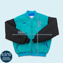 Lade das Bild in den Galerie-Viewer, Columbia Jacke &quot;radial sleeve&quot; 90er, blau, L
