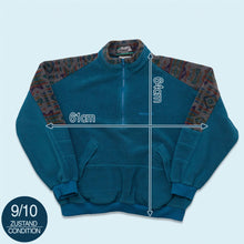 Lade das Bild in den Galerie-Viewer, Adidas x Polartec Quarter Zip Fleece 90er Made in Tunisia, blau, L breit
