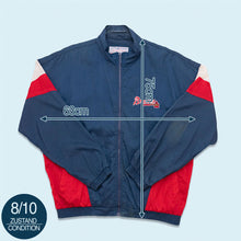 Lade das Bild in den Galerie-Viewer, Starter Trainingsjacke &quot;Atlanta Braves&quot; 90er, blau/rot, L/XL
